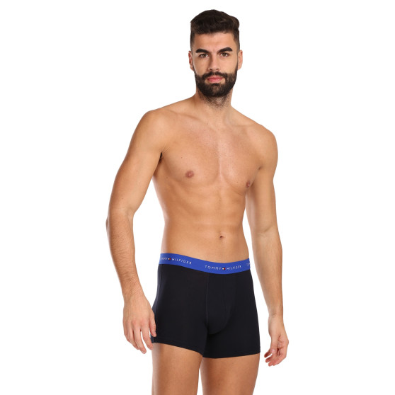 3PACK Boxers para hombre Tommy Hilfiger azul oscuro (UM0UM02765 0RW)