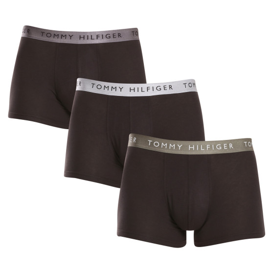 3PACK Boxers para hombre Tommy Hilfiger negro (UM0UM03028 0UB)