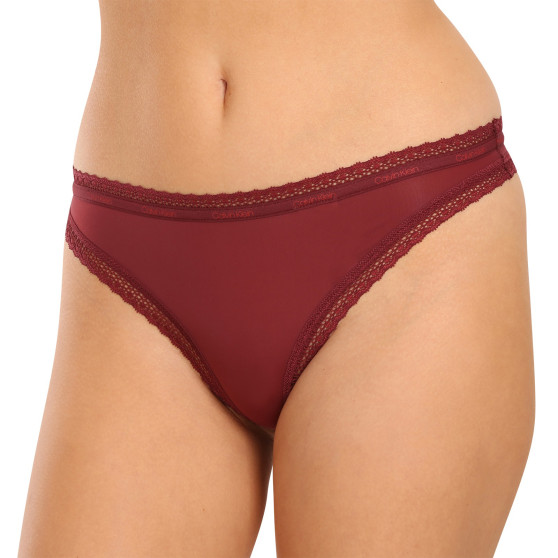 3PACK tanga de mujer Calvin Klein multicolor (QD5151E-I24)