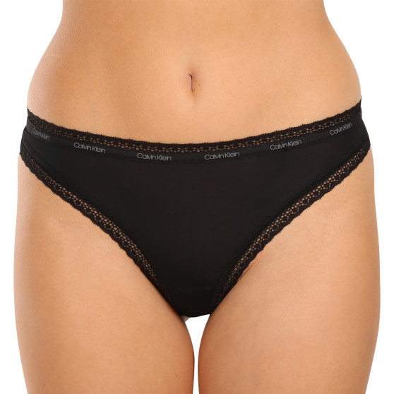 3PACK tanga de mujer Calvin Klein multicolor (QD5151E-I24)