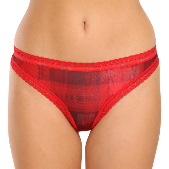 3PACK tanga de mujer Calvin Klein multicolor (QD5151E-I24)