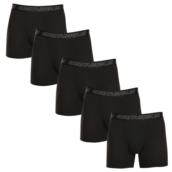 5PACK Boxers para hombre Gianvaglia negro (GVG-5015)