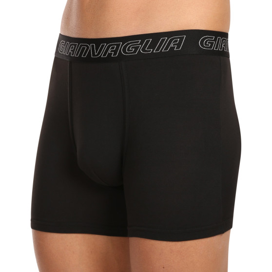 5PACK Boxers para hombre Gianvaglia negro (GVG-5015)