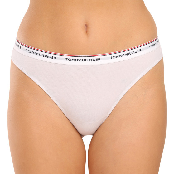 3PACK tanga de mujer Tommy Hilfiger multicolor (UW0UW04894 0V7)