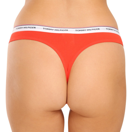 3PACK tanga de mujer Tommy Hilfiger multicolor (UW0UW04894 0V7)