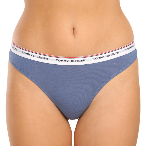 3PACK tanga de mujer Tommy Hilfiger multicolor (UW0UW04894 0V7)