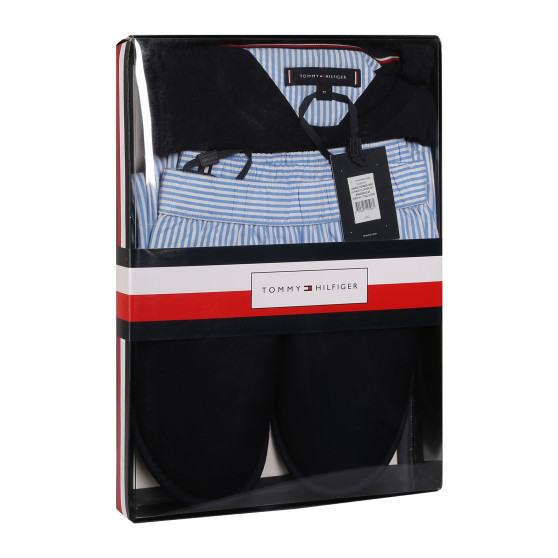 Pijama de hombre Tommy Hilfiger con zapatillas multicolor en caja de regalo (UM0UM03025 0SO)