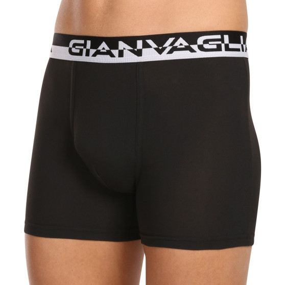 10PACK Boxers para hombre Gianvaglia negro (GVG-5012)