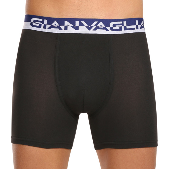 10PACK Boxers para hombre Gianvaglia negro (GVG-5012)