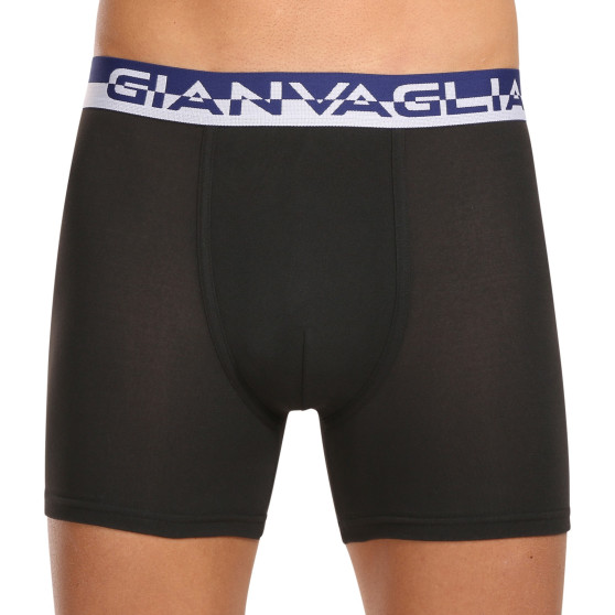 10PACK Boxers para hombre Gianvaglia negro (GVG-5012)