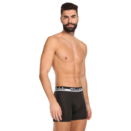 10PACK Boxers para hombre Gianvaglia negro (GVG-5012)