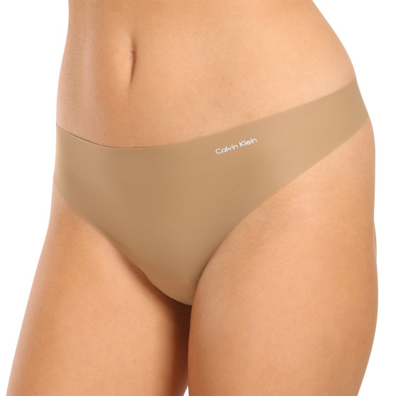 5PACK tanga de mujer Calvin Klein sin costuras multicolor (QD5147E-HW1)