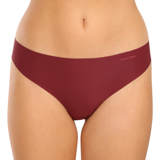 5PACK tanga de mujer Calvin Klein sin costuras multicolor (QD5147E-HW1)