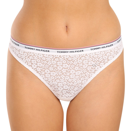 3PACK tanga de mujer Tommy Hilfiger sobredimensionado multicolor (UW0UW04896 0X0)