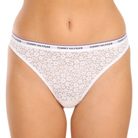 3PACK tanga de mujer Tommy Hilfiger sobredimensionado multicolor (UW0UW04896 0SK)