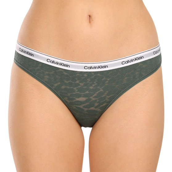 3PACK braguitas de mujer Calvin Klein sobredimensionado multicolor (QD5080E-GP6)