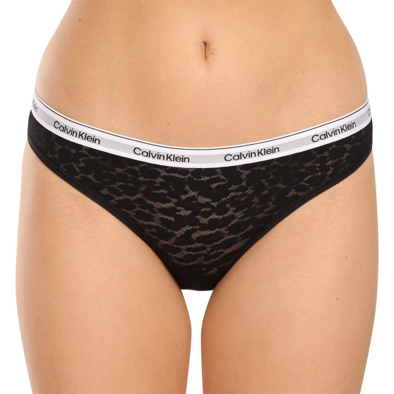 3PACK braguitas de mujer Calvin Klein sobredimensionado multicolor (QD5080E-GP6)