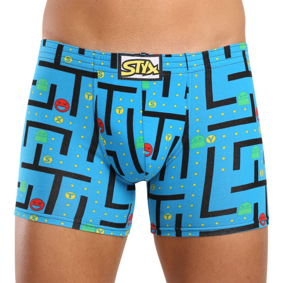 3PACK Boxers para hombre Styx long art classic goma multicolor (3F12914)