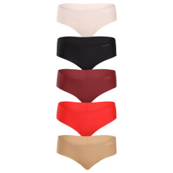 5PACK braguitas de mujer Calvin Klein sin costuras multicolor (QD5148E-HW1)