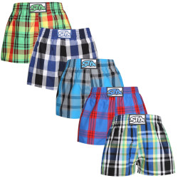 5PACK pantalón corto para niños Styx classic elastic multicolor (5J1167890)