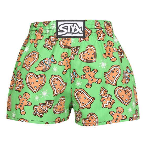 3PACK pantalón corto niño Styx art classic goma multicolor (3J17134)