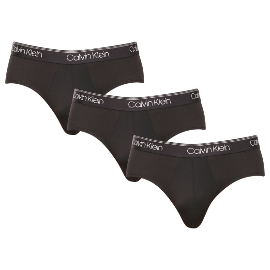 3PACK calzoncillos para hombre Calvin Klein negro (NB2568A-UB1)