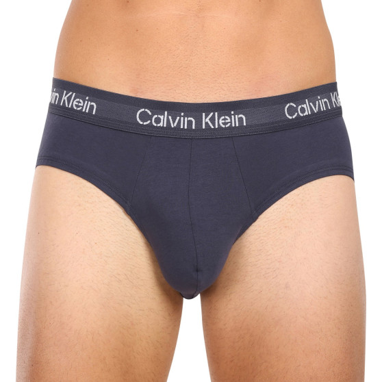 3PACK calzoncillos para hombre Calvin Klein multicolor (NB3704A-KDX)