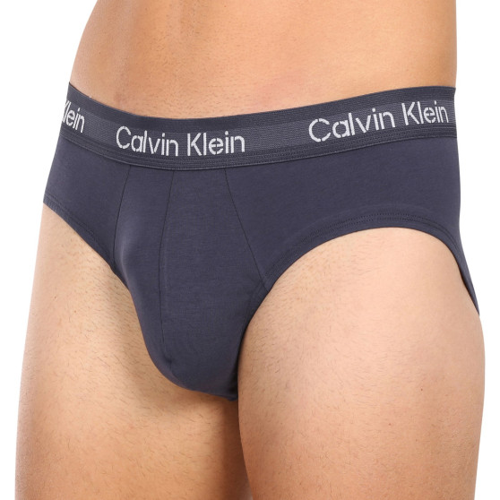 3PACK calzoncillos para hombre Calvin Klein multicolor (NB3704A-KDX)