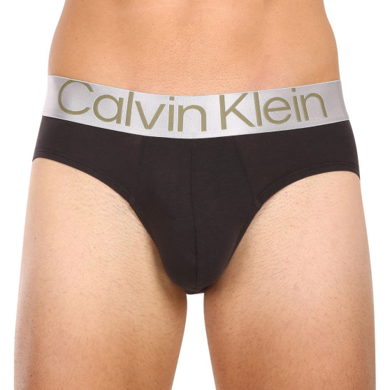 3PACK calzoncillos para hombre Calvin Klein negro (NB3129A-GIW)