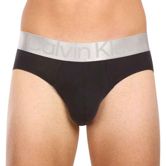 3PACK calzoncillos para hombre Calvin Klein negro (NB3129A-GIW)