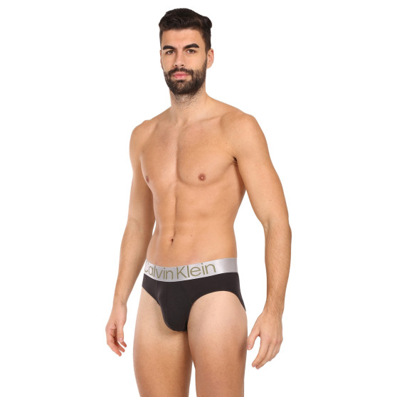 3PACK calzoncillos para hombre Calvin Klein negro (NB3129A-GIW)