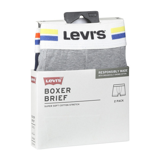 2PACK Boxers para hombre Levis multicolor (701222843 009)