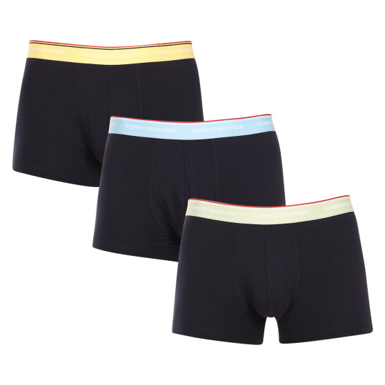 3PACK Boxers para hombre Tommy Hilfiger azul oscuro (UM0UM01642 0ID)