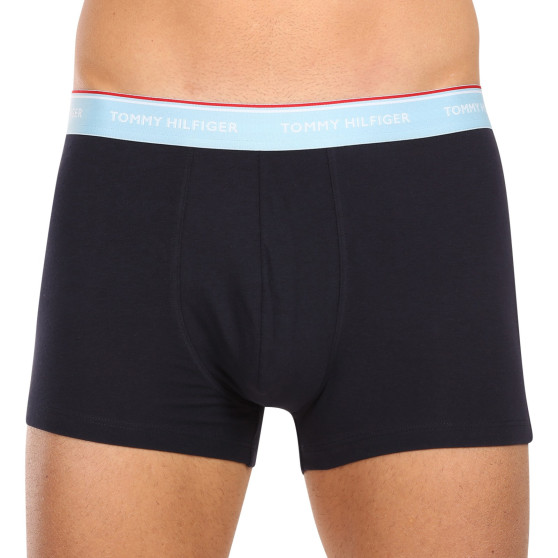 3PACK Boxers para hombre Tommy Hilfiger azul oscuro (UM0UM01642 0ID)