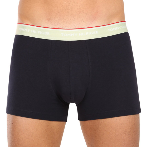 3PACK Boxers para hombre Tommy Hilfiger azul oscuro (UM0UM01642 0ID)