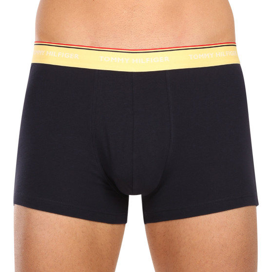 3PACK Boxers para hombre Tommy Hilfiger azul oscuro (UM0UM01642 0ID)