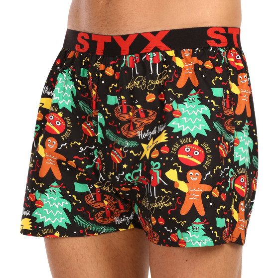 3PACK short hombre Styx art sports goma multicolor (3B17134)