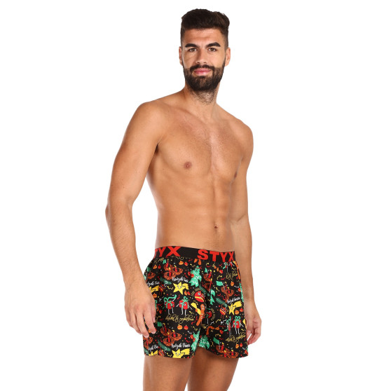 3PACK short hombre Styx art sports goma multicolor (3B17134)