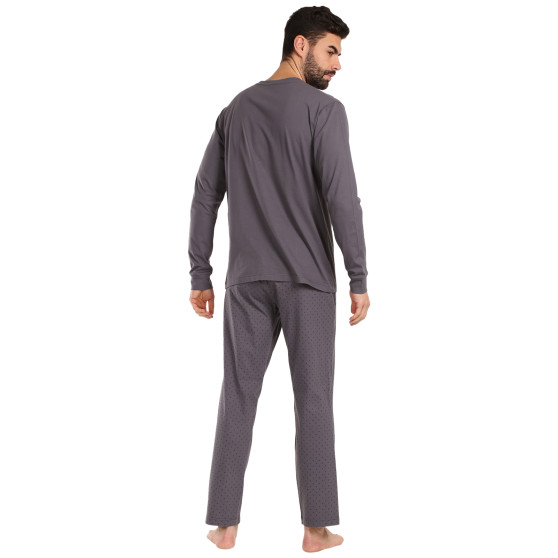 Pijama de hombre Nedeto gris (NP003)