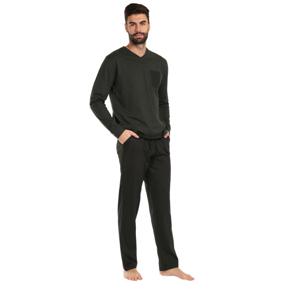 Pijama de hombre Nedeto verde (NP007)