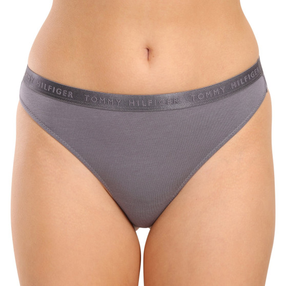 3PACK tanga de mujer Tommy Hilfiger multicolor (UW0UW04480 0R4)