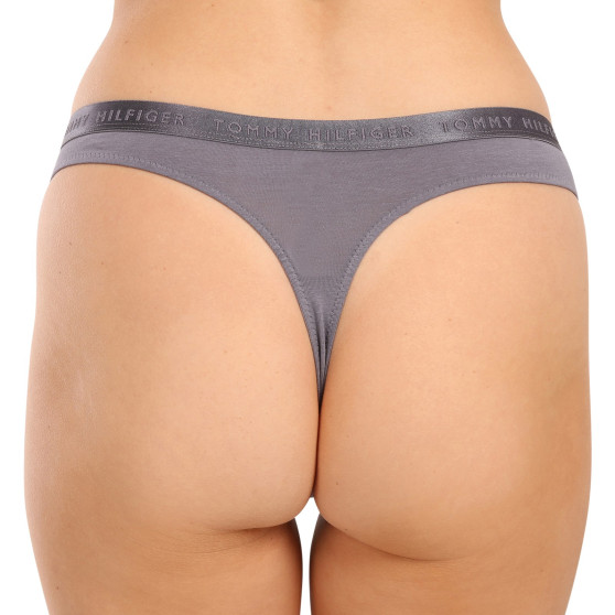 3PACK tanga de mujer Tommy Hilfiger multicolor (UW0UW04480 0R4)