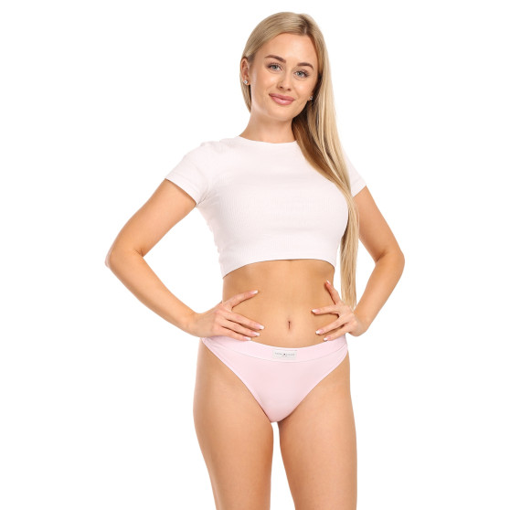 Tanga de mujer Tommy Hilfiger rosa (UW0UW04812 TOG)