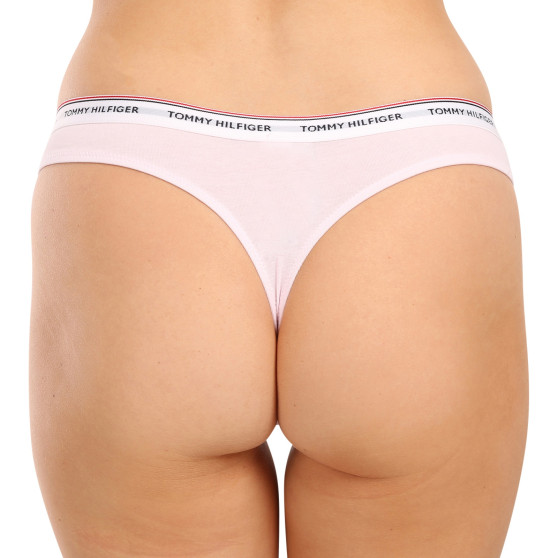 3PACK tanga de mujer Tommy Hilfiger multicolor (UW0UW04894 0R6)