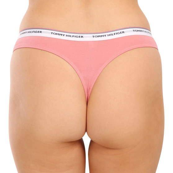 3PACK tanga de mujer Tommy Hilfiger multicolor (UW0UW04894 0R6)