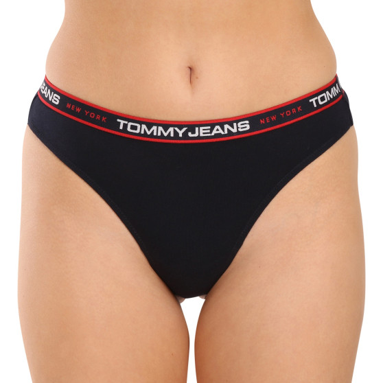 3PACK tanga de mujer Tommy Hilfiger multicolor (UW0UW04709 0VA)