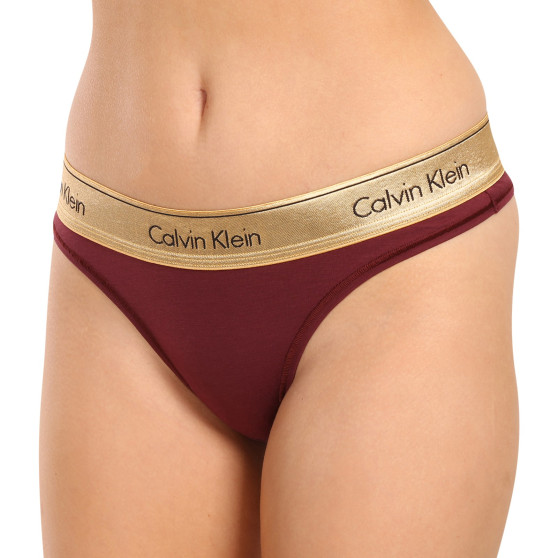 Braguitas brasileñas de mujer Calvin Klein rojo (QF7452E-GEX)