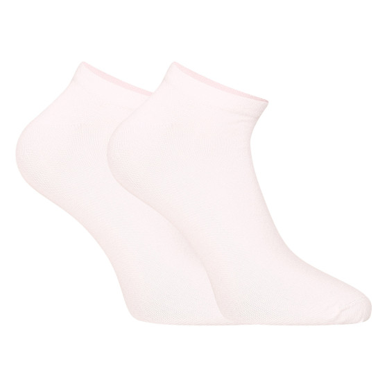 5,5PACK calcetines Nedeto bajo bambú blanco (55NPN100)