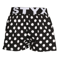 Pantalones cortos para niños Styx art deportes goma lunares (BJ1650)