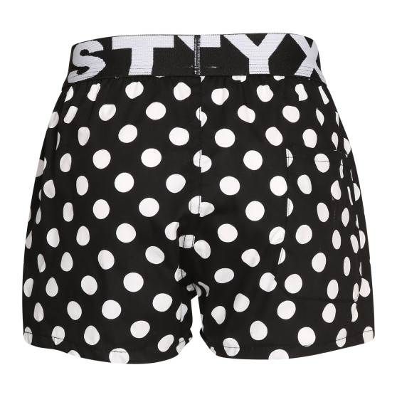 Pantalones cortos para niños Styx art deportes goma lunares (BJ1650)